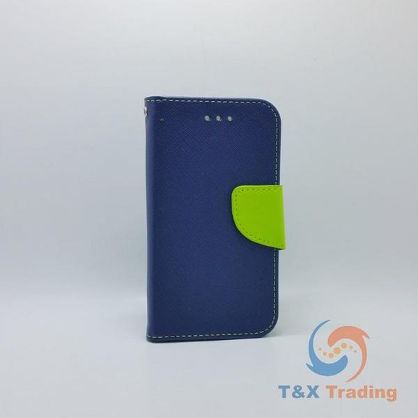 Universal M (4.2-4.4 inch) - Book Style Wallet Case with Strap