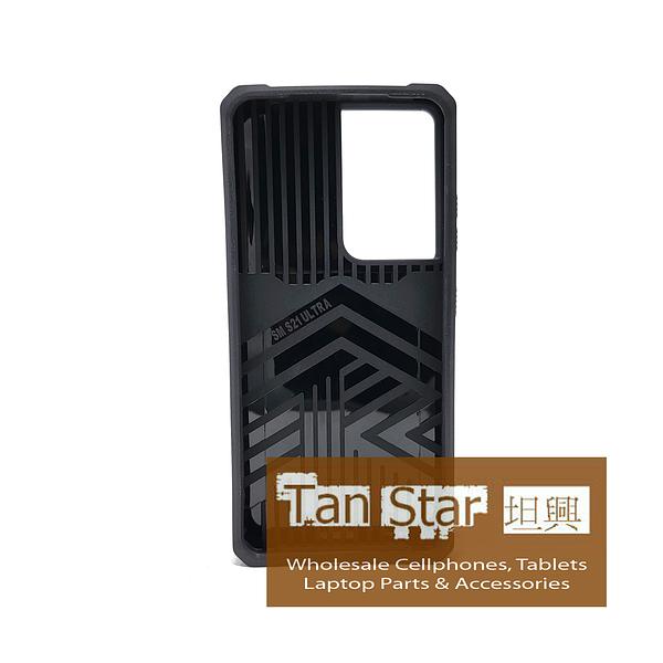 Samsung Galaxy S21 Ultra - Secure Card Holder Magnet Enabled Case with Ring Kickstand