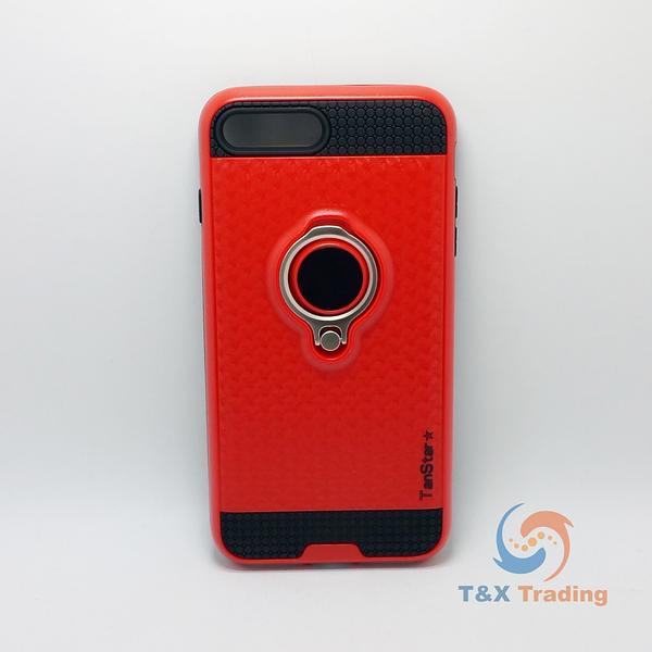 Apple iPhone 7 Plus / 8 Plus - TanStar Magnet Enabled Case with Ring Kickstand