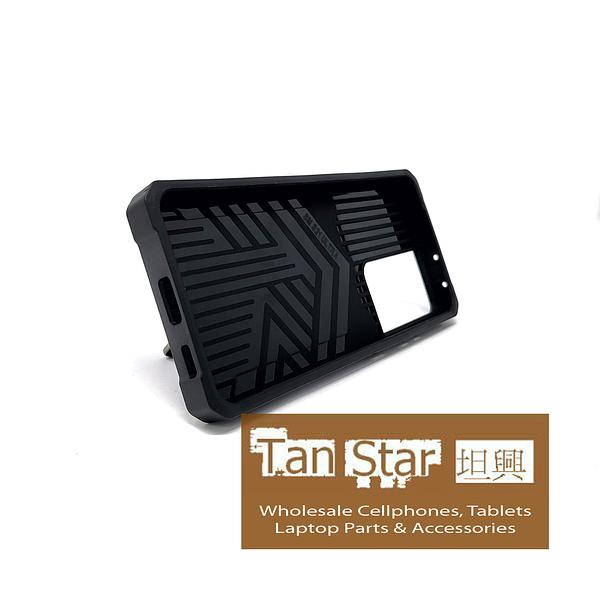 Samsung Galaxy S21 Ultra - Secure Card Holder Magnet Enabled Case with Ring Kickstand