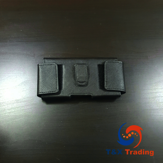 Leather Holster Pouch For Cell Phone with Belt Clip and Magnetic Closing