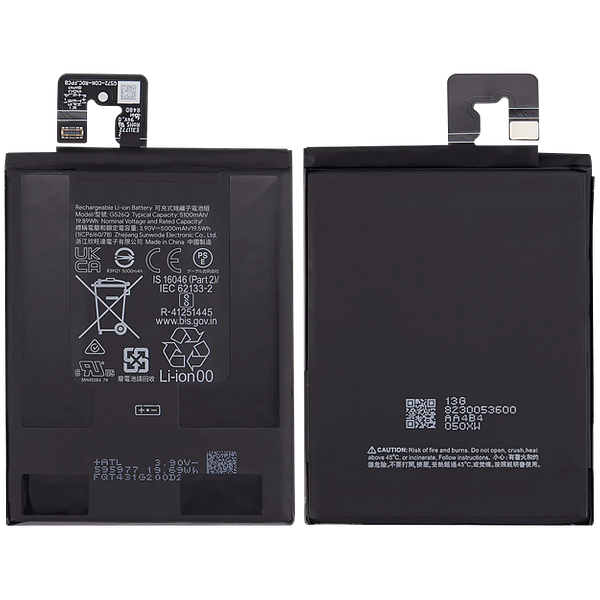 replacement battery G526Q for Google Pixel 9a