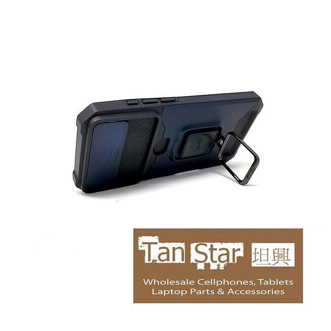 Apple iPhone 17 Air - Secure Card Holder Magnet Enabled Case with Ring Kickstand