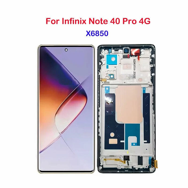 LCD digitizer with frame for Infinix Note 40 Pro 4G