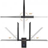 WiFi USB Adapter For Big Room, AC1200 Usb Wireless Network Adapter With 5dBi High Gain Antenna Compatible with Windows 10 8.1 8.7 Mac OS 10.6 and above,