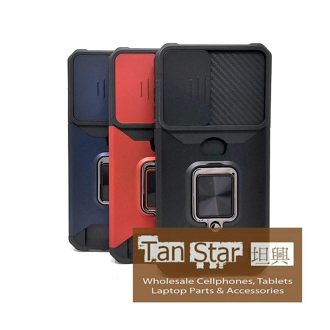 Samsung Galaxy A56 5G - Secure Card Holder Magnet Enabled Case with Ring Kickstand