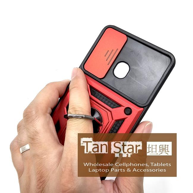 Samsung Galaxy A20 / A30 / A50 - Undercover Magnet Enabled Case with Ring Kickstand