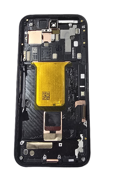 LCD Digitizer with bezel mid frame for Google Pixel 9a (original pull, like new)