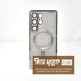 Samsung Galaxy S25 Ultra - SPARKLE Chrome Edge Magnet RING Silicone Case