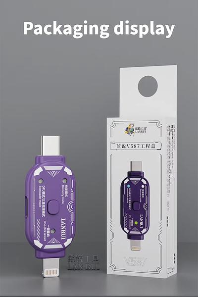 Lanrui V587 One-Click DFU Recovery Boot Mode Engineering Box for iPhone/Samsung Phones