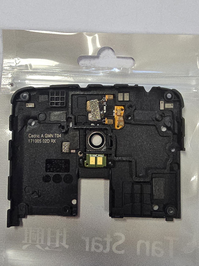 mid frame with flashlight for Motorola Moto G5 XT1670 XT1671