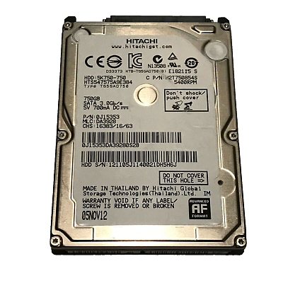 Hitachi HDD 750GB 5K750-750