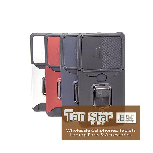 Samsung Galaxy S26 Ultra - Secure Card Holder Magnet Enabled Case with Ring Kickstand