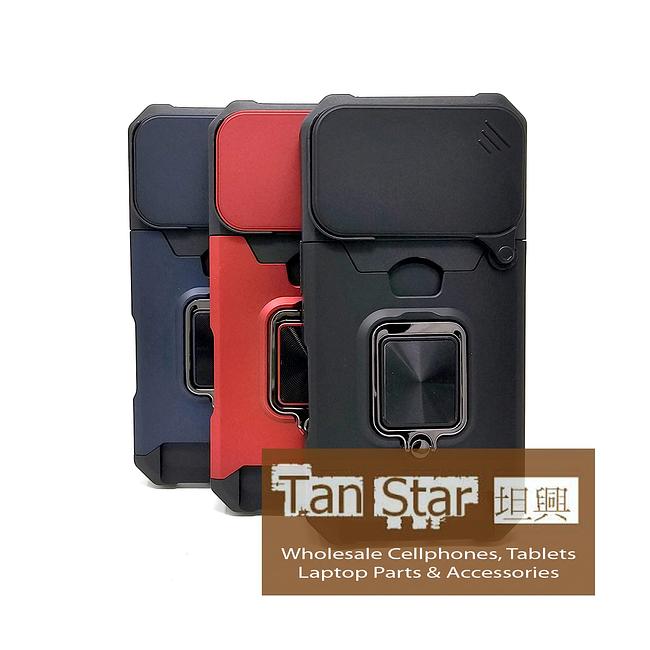 Apple iPhone 17 Pro Max - Secure Card Holder Magnet Enabled Case with Ring Kickstand