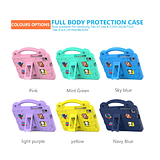 Samsung Galaxy Tab A11 Plus 11" 2025 (X230) - Kids Heavy Duty Shockproof Case with Removable Dolls and Kickstand