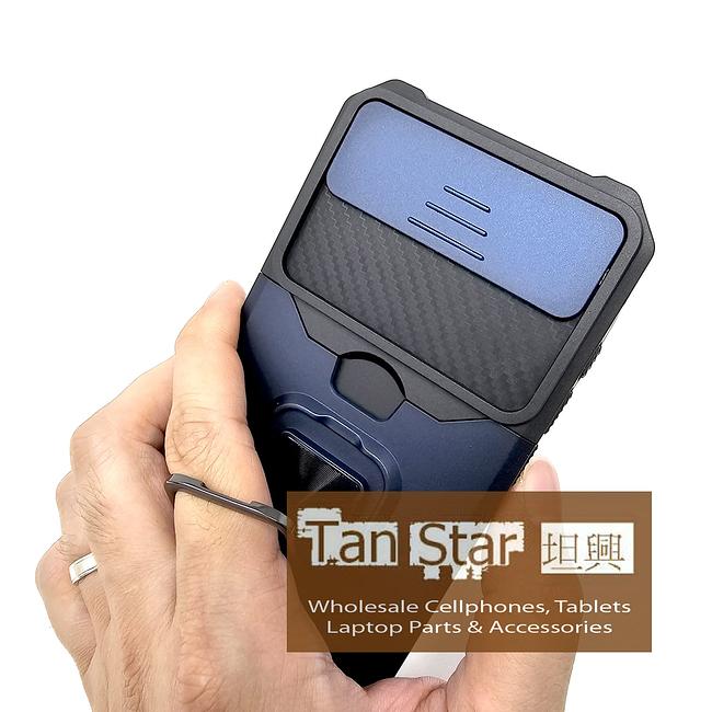 Apple iPhone 17 Air - Secure Card Holder Magnet Enabled Case with Ring Kickstand