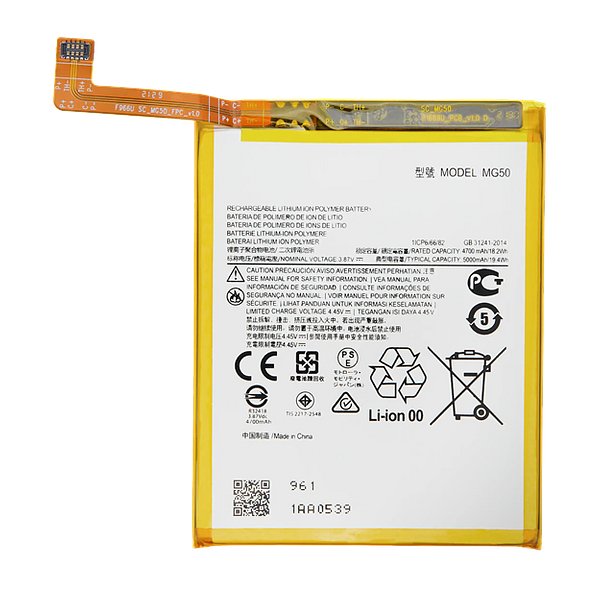 replacement battery MG50 for Motorola Moto G9 Plus XT2087