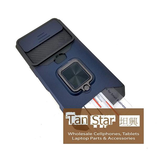 Apple iPhone 17 Air - Secure Card Holder Magnet Enabled Case with Ring Kickstand