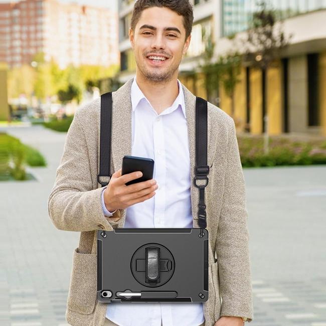 Samsung Galaxy Tab S10 FE Plus 13.1" (X620) - Heavy Duty Shockproof Rotatable Case with Kickstand