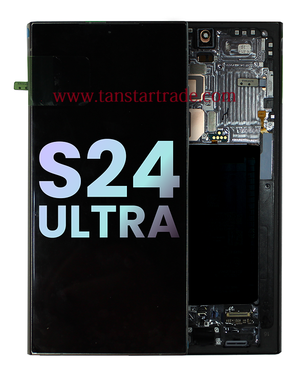 LCD with frame OLED (1:1 Full display) for S24 Ultra S928 S928U S928A