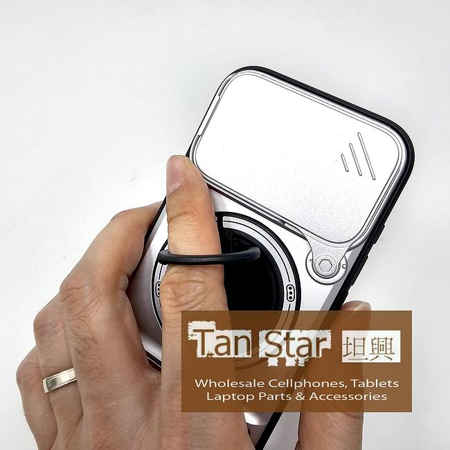 Apple iPhone 17 - ShutterGuard Magnet Enabled Case with Ring Kickstand