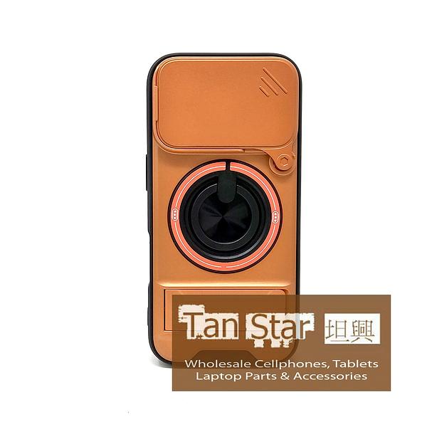 Apple iPhone 17 - ShutterGuard Magnet Enabled Case with Ring Kickstand