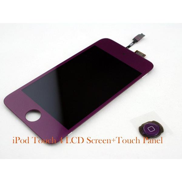 IPOD TOUCH 4 4G LCD TOUCH DIGITIZER SCREEN AND HOME BUTTON