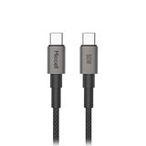 Miccell 60W Type-C to Type-C Woven Data Cable - 1.2 Meter