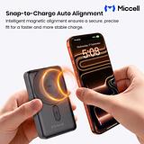 Miccell 20W 3-in 1 Wireless Power Bank with Cables & Stand 10,000mAh VQ-P87