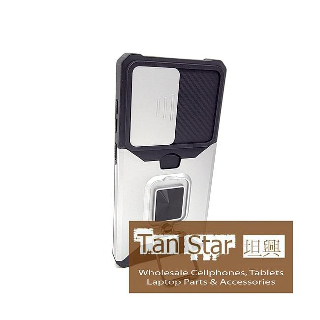 Samsung Galaxy S26 Ultra - Secure Card Holder Magnet Enabled Case with Ring Kickstand