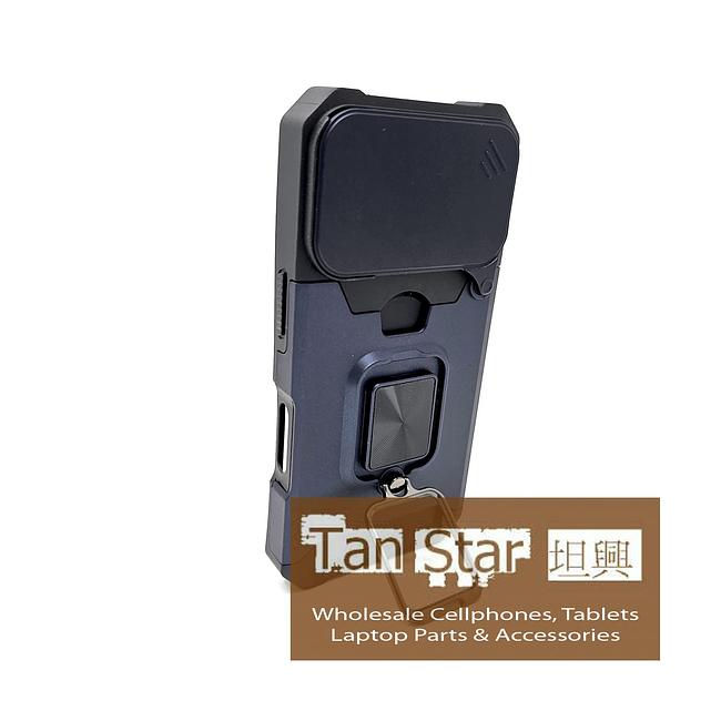 Apple iPhone 17 Pro - Secure Card Holder Magnet Enabled Case with Ring Kickstand