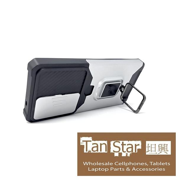 Samsung Galaxy S26 Ultra - Secure Card Holder Magnet Enabled Case with Ring Kickstand